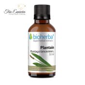 Tintura de llantén de hoja estrecha, 50 ml, Bioherba