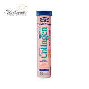 Collagène Marin Avec Vitamine C Et Biotine, 20 Comprimés Solubles, Kruger