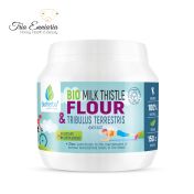 Harina orgánica de cardo mariano y saúco, 150 g, Bioherba