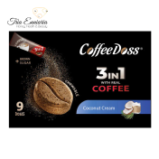 Coffee Candies Coconut Cream 3 In 1, 9 Candies, CoffeDoss