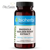 Родиола Златен Корен Екстракт, 250 мг, 100 Капсули, Bioherba