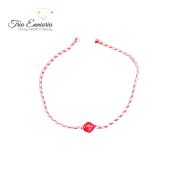 Мартеничка За Ръка С Мънисто Роза