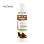 Шампунь С Хинином, Кофеином И Мятой, 250 мл, Bioherba