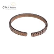 Bracelet en Cuivre L’Étreinte de Séléna, 99,99% Cuivre, Tria Enniaria