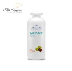 Grapes, Massage oil, professional series, 500 ml, Hristina Cosmetics