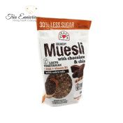 Muesli crocant cu ciocolată, chia și zahăr brun, Vitalia, 350 g.