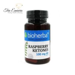 Raspberry ketones, weight loss, 60 capsules, Bioherba
