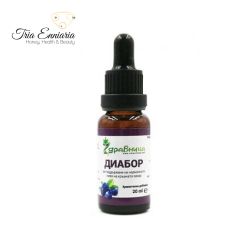 Diabor, natural drops to regulate blood sugar, Zdravnitza, 20 ml