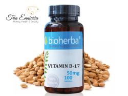 Amygdaline Vitamin B-17 extract, 50mg, 100 capsules, Bioherba