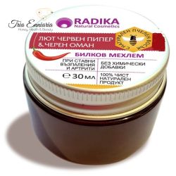 Ointment for joint inflammation and arthritis with hot red pepper and comfrey, 30 ml, Radika