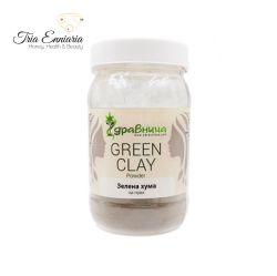 Natural Green Clay, Powder, 380 g, ZDRAVNITSA