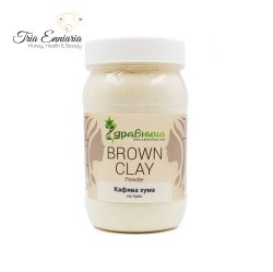 Natural Brown Clay, Powder, 380 g, ZDRAVNITSA