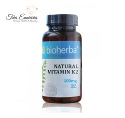Natural Vitamin K2 - 100mcg, 60 capsules, BIOHERBA