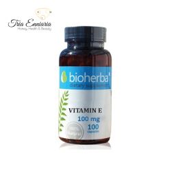 Vitamin E, 100 mg, 100 capsules, Bioherba
