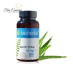 Aloe Vera, 25 mg, 100 Capsules, Bioherba