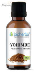 Yohimbe Tincture, 20 ml. , Pausinystalia Johimbe, Bioherba