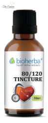 80 X 120, Herbal Tincture For High Blood Pressure , 50 ml, Bioherba