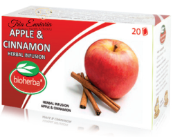 Apple And Cinnamon Tea For Weight Loss , 20 filter bags , 30 g Bioherba