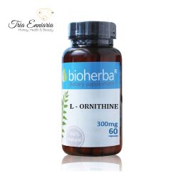 L-Ornithine, 300 mg, 60 Capsules, Bioherba
