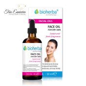 Λάδι Προσώπου Για Ξηρό Δέρμα, 50 μλ, Bioherba 