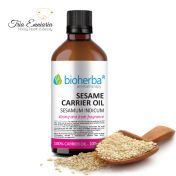 Кунжут, Базовое Масло, 100 мл, Bioherba