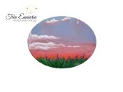 ¡Elegante arte "Atardecer Lavanda" para tu hogar!