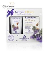 Set Cadou Lavender & Honey, cremă de față 50 ml și Cremă De Mâini 50 ml, Bulgarian Rose