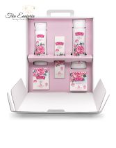 Rose Original Set, Micellar Water 150 ml, Day Cream 50 ml, Hand Cream 50 ml, Shower Gel 200 ml, Soap 100 g, Bulgarian Rose