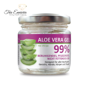 Gel für problematische und gereizte Haut, Aloe Vera (99 %), 100 ml, Rettich