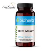 Зелен Oрех, 300 мг, 100 Kапсули, Bioherba
