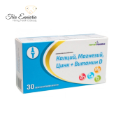 Calcium, magnésium, zinc et vitamine D, 30 gélules, FitoPharma