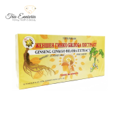 Ginseng and Ginkgo Biloba extract, brain tonic, TNT21, 10 vials