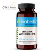 Vitamin C With Rosehips,  360 mg, 100 Capsules, Bioherba