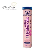 Active Hyaluronic With Vitamins C And E, 20 Effervescent Tablets, Kruger