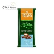 Milk Chocolate With Stevia And Maltitol, 75 g, Trapa
