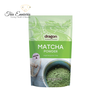 Pudră Matcha Bio, 100 g, Dragon Superfoods