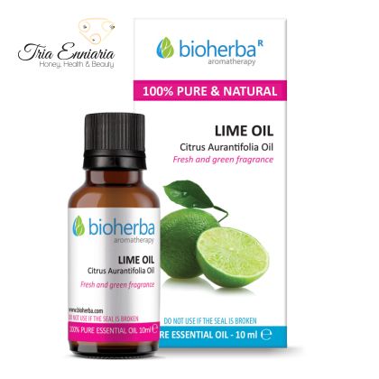 Citron vert, huile essentielle pure, 10 ml, Bioherba