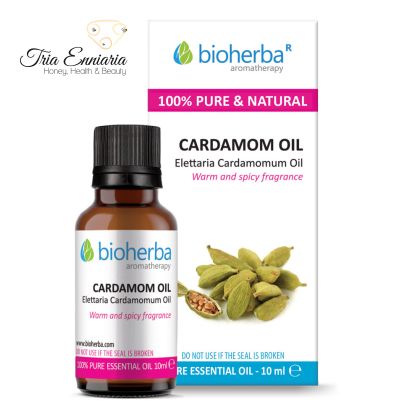 Cardamom, Pure Essential Oil, 10 ml, Bioherba