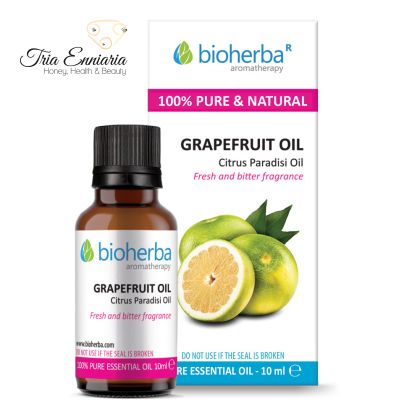 Pamplemousse, Huile Essentielle Pure, 10 ml, Bioherba