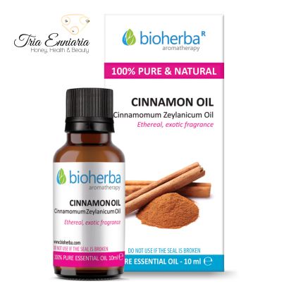 Cinnamon, Pure Essential oil, 10ml, Bioherba