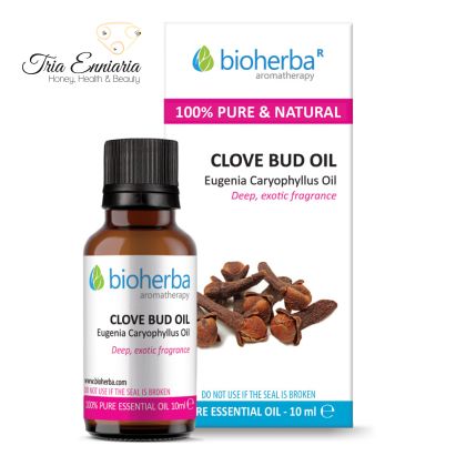 Girofle, Huile Essentielle Pure, 10 ml, Bioherba