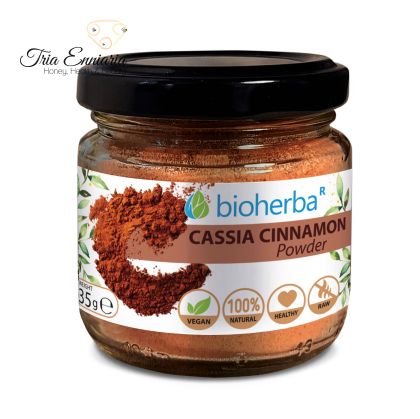 Poudre De Cannelle De Chine Biologique, 35 g, Bioherba