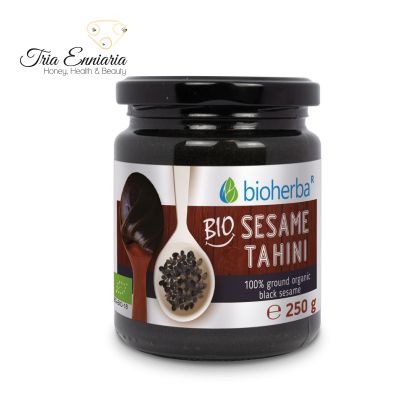Βιο Ταχίνι Από Μαύρο Σουσάμι, 250 g, Bioherba