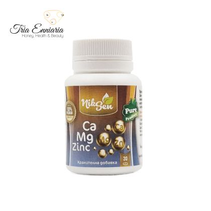 Calciu, Magneziu și Zinc, 30 Tablete, Niksen