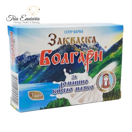 Starter for Homemade Yogurt Bolgari, 7 Sachets, Selur Pharma