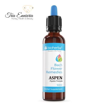 Aspen, Picături Dr. Bach, 50 ml, Bioherba