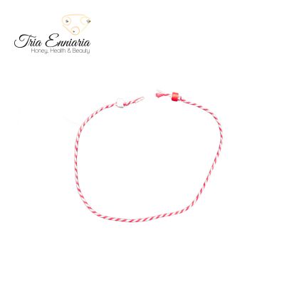 Martenitsa Für Hand Mit Holzelementen An Den Enden, Tria Enniaria