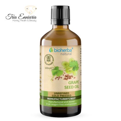Olio Di Semi D'uva, 100 ml, Bioherba