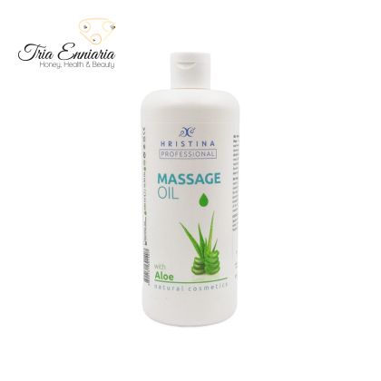 Επαγγελματικό Λάδι Μασάζ με Αλόη Βέρα, 500 ml, Hristina
