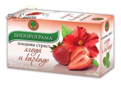Strawberry And Hibiscus Tea, 20 packets